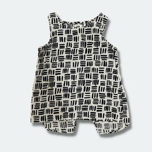 Unique Black & White Pattern Tank